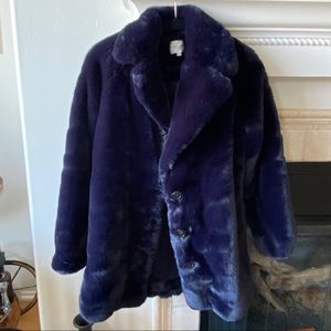 Sezane faux fur coat
